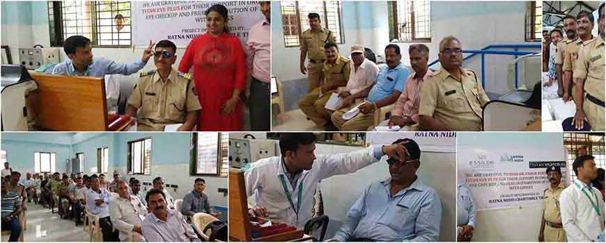 Vision 10000 Eye Camp Police 1 - Ratna Nidhi Charitable Trust